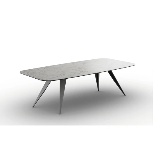 Tavolo Margot in vetroceramica di Zamagna