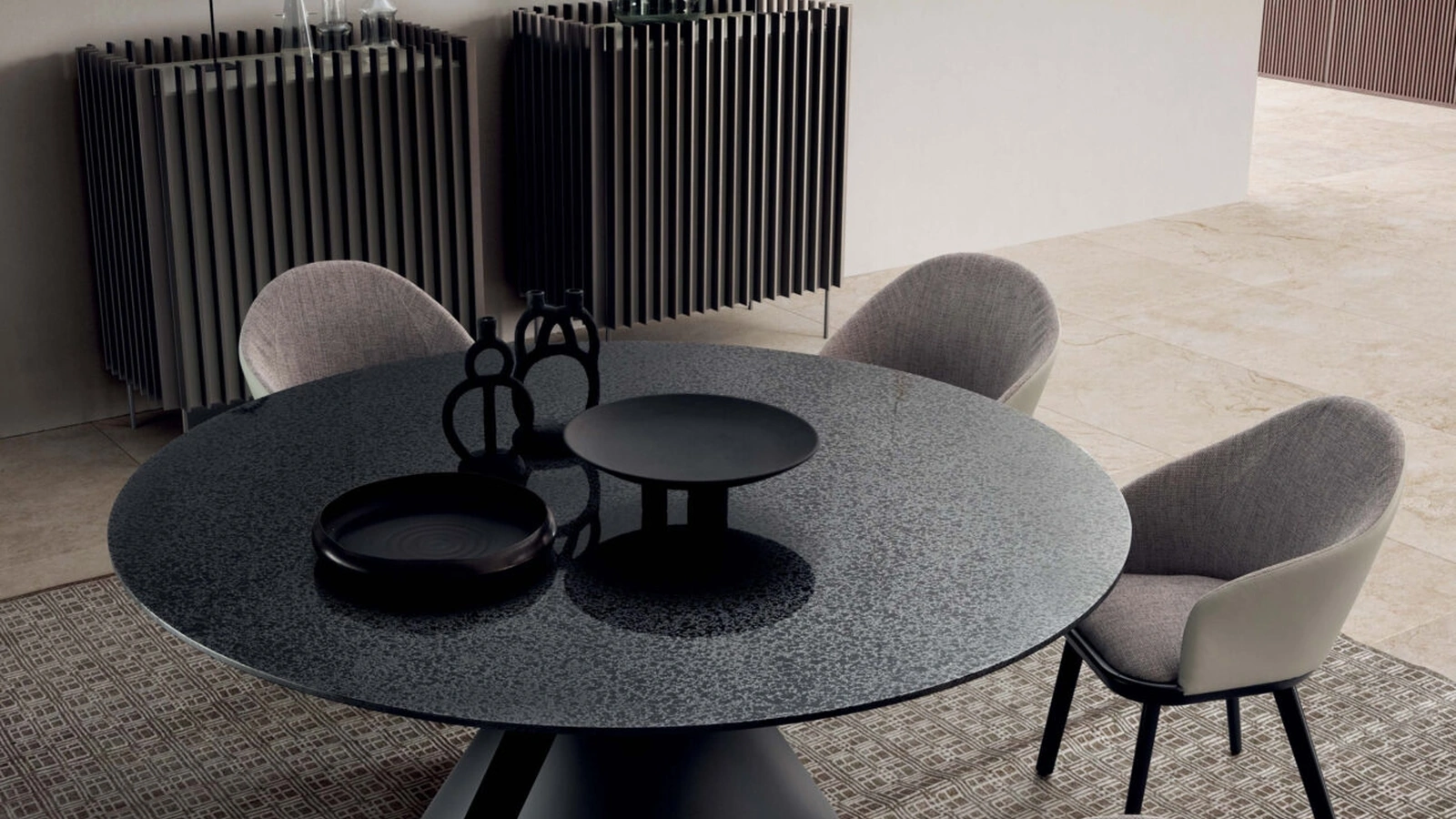 Tavolo rotondo Nimbo di Presotto