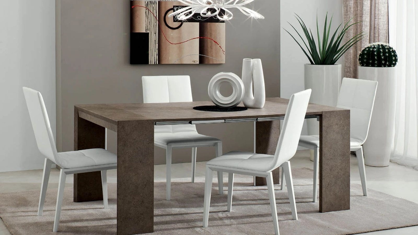 Tavolo consolle allungabile Paolo in laminato HPL di La Primavera