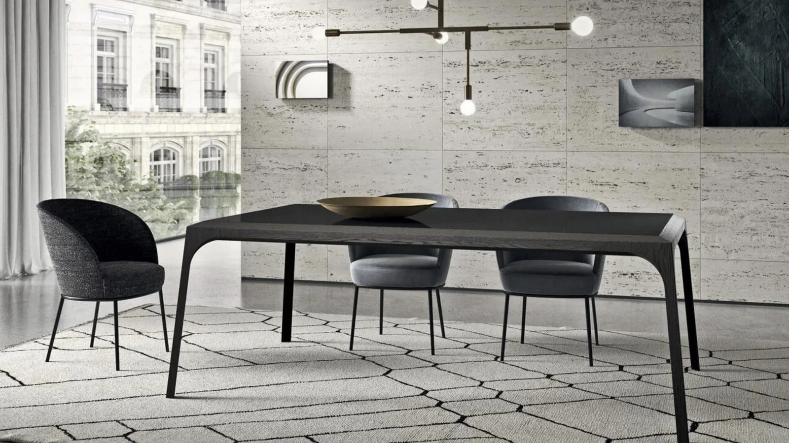 Tavolo Relevè in legno di Presotto