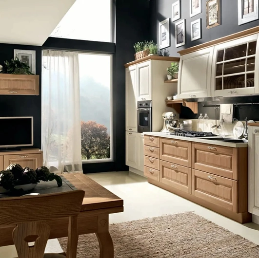 Cucina Classica lineare in Frassino Bolgheri 06 di Stosa