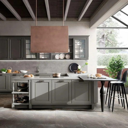 Cucina Classica con penisola Dolcevita 07 di Stosa