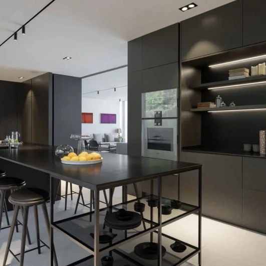 Cucina Design con isola All-Around D12-D23 02 di Doimo Cucine