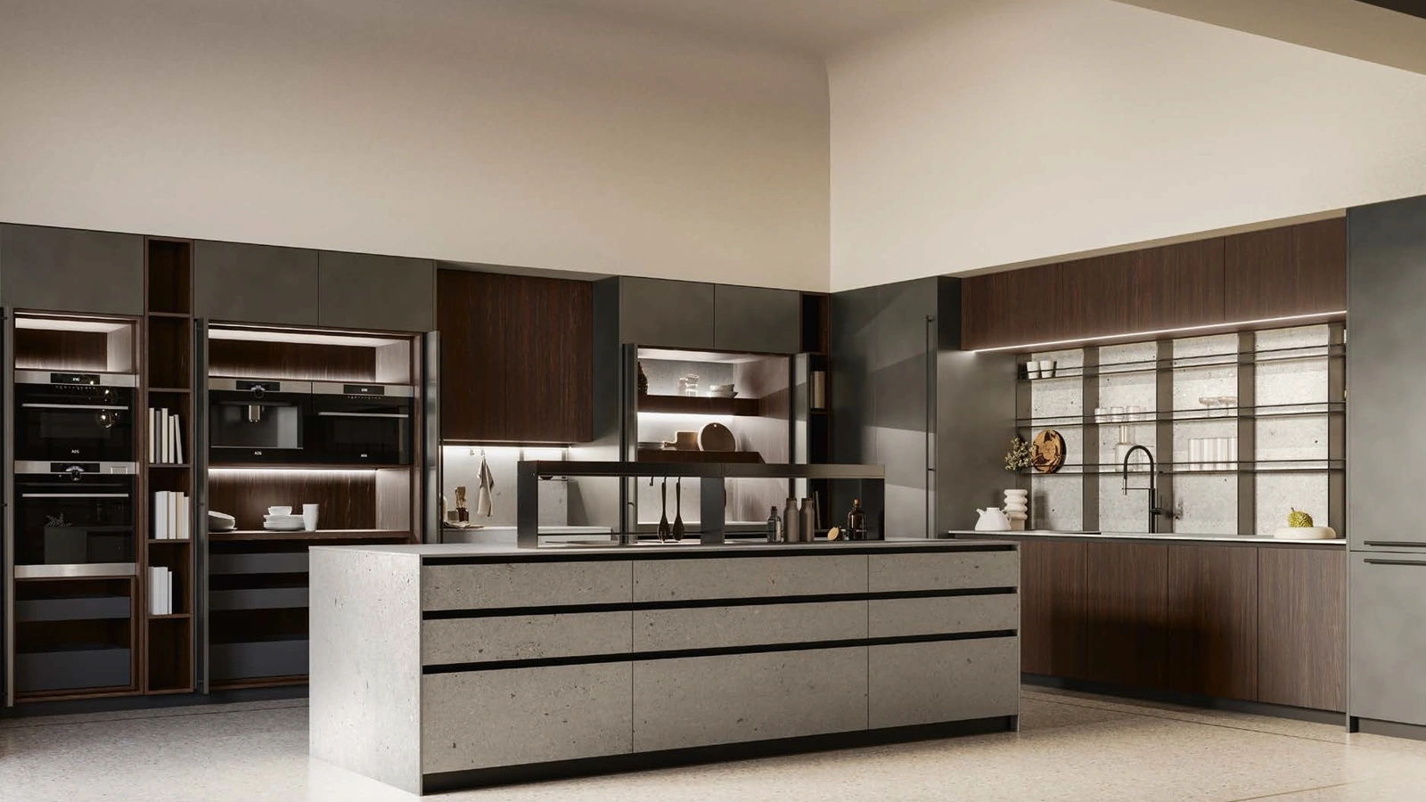 Cucina Design Aspen D23 progetto 7 di Doimo Cucine