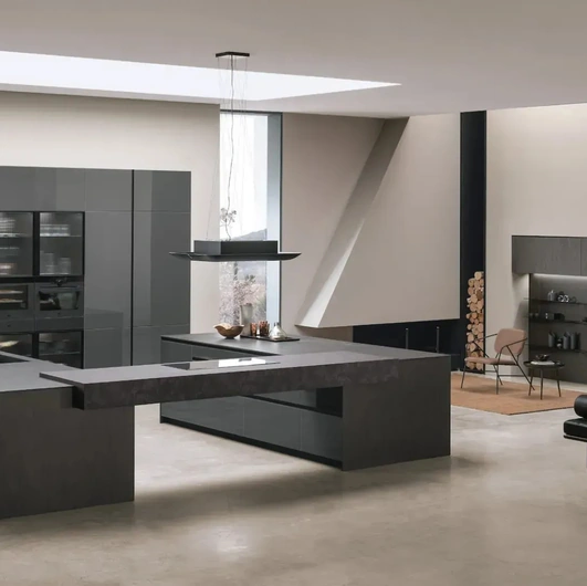Cucina Moderna con doppia isola Aliant 04 di Stosa