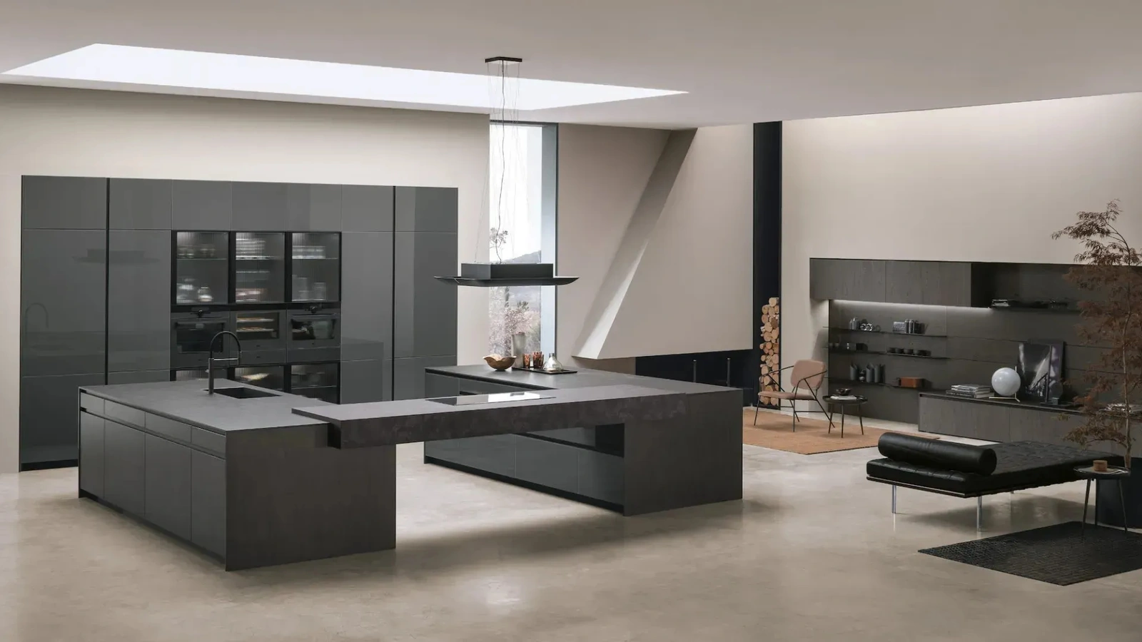 Cucina Moderna con doppia isola Aliant 04 di Stosa