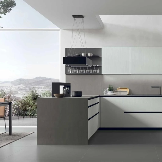 Cucina Moderna con penisola Aliant 14 di Stosa