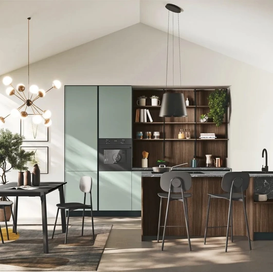 Cucina Moderna con penisola Art-Kaya 04 di Stosa