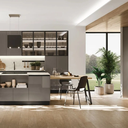 Cucina Moderna Art-Lumia con isola di Stosa