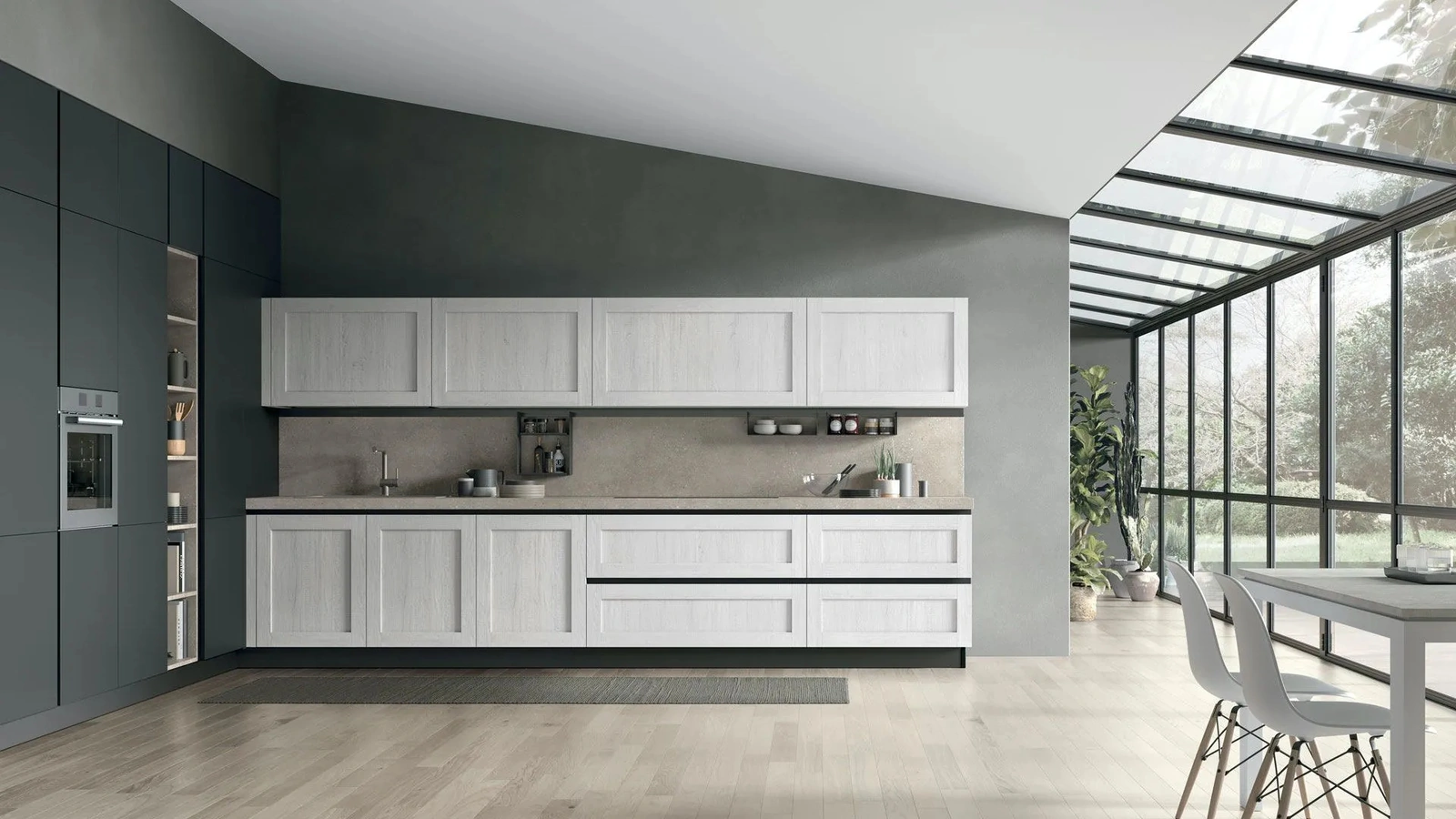 Cucina Moderna angolare City 06 di Stosa