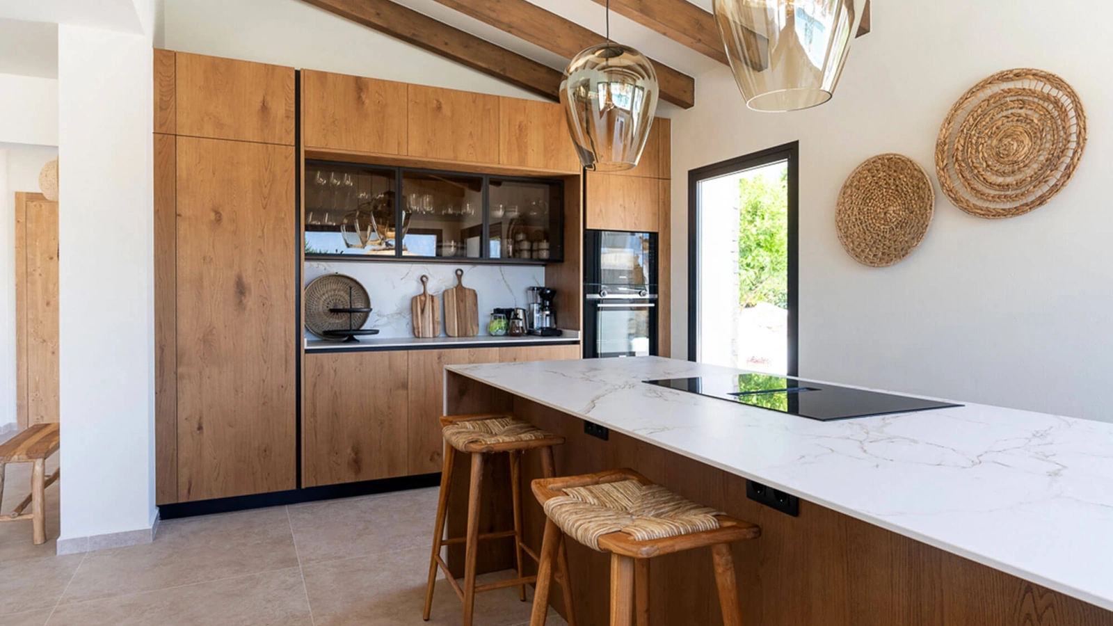 Cucina Moderna con penisola D12 05 di Doimo Cucine