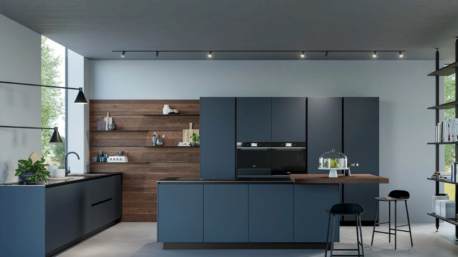Cucina Moderna D20 Blu Notte di Doimo Cucine