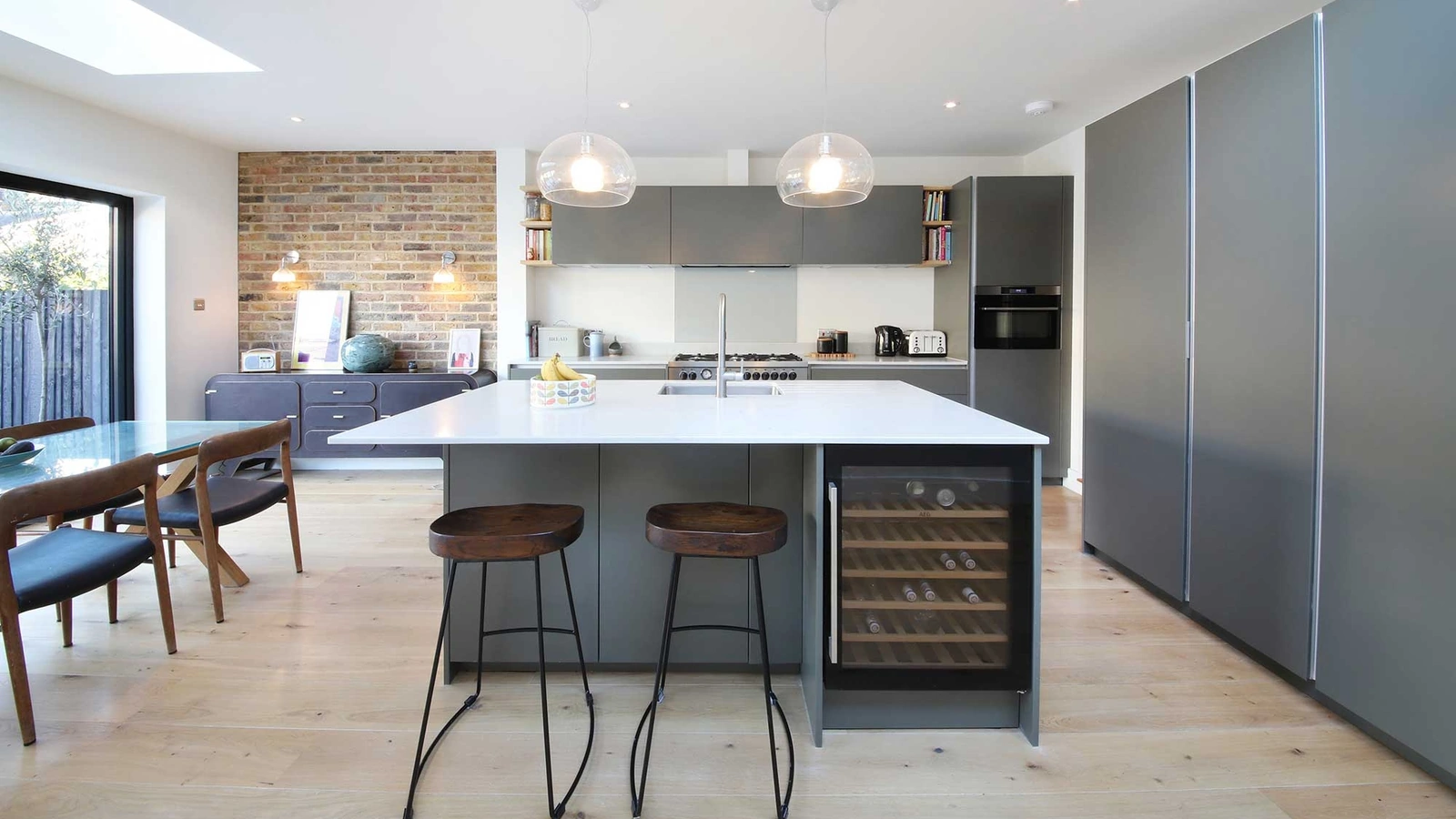 Cucina Moderna con isola D23 London Style di Doimo Cucine