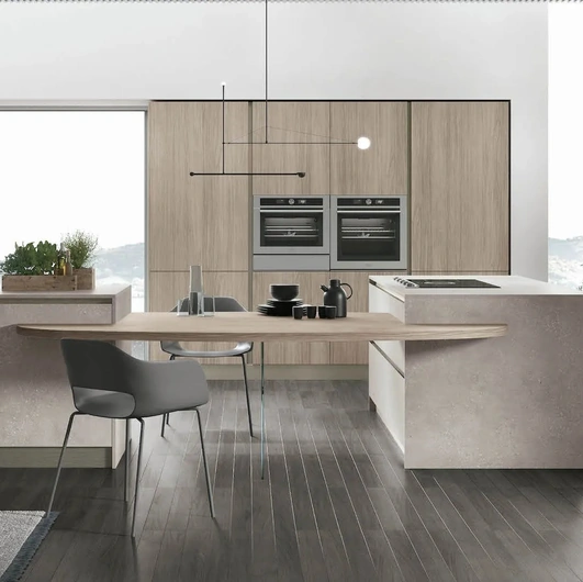 Cucina Moderna con doppia isola Infinity 09 di Stosa