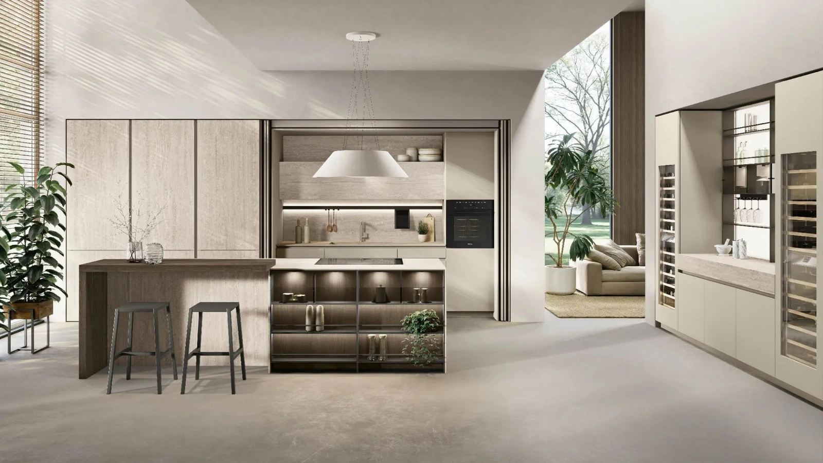Cucina Moderna con isola Aliant 01 di Stosa