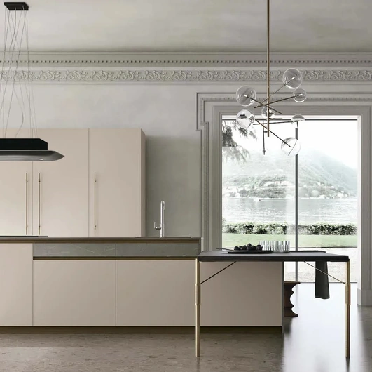 Cucina Moderna con penisola Metropolis 05 di Stosa