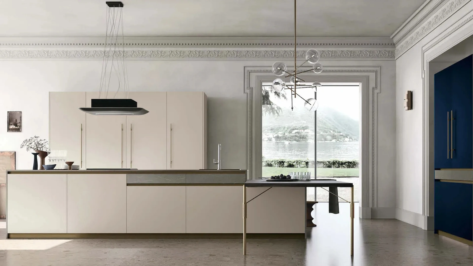 Cucina Moderna con penisola Metropolis 05 di Stosa