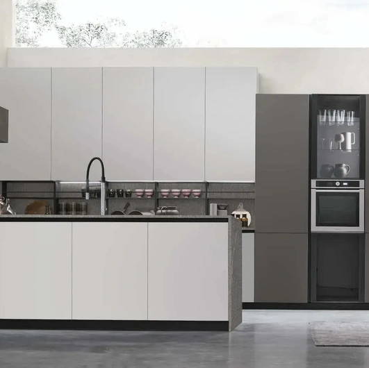 Cucina Moderna con penisola Metropolis 13 di Stosa