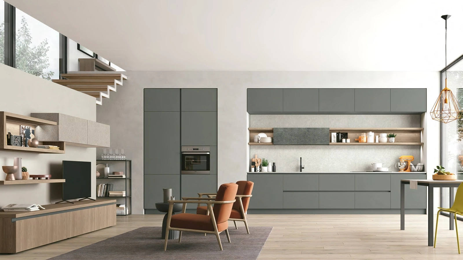 Cucina Moderna Young Modern 05 di Stosa