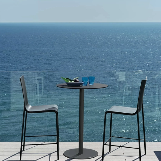 Sgabello da giardino Eva con scocca in polipropilene di Bontempi