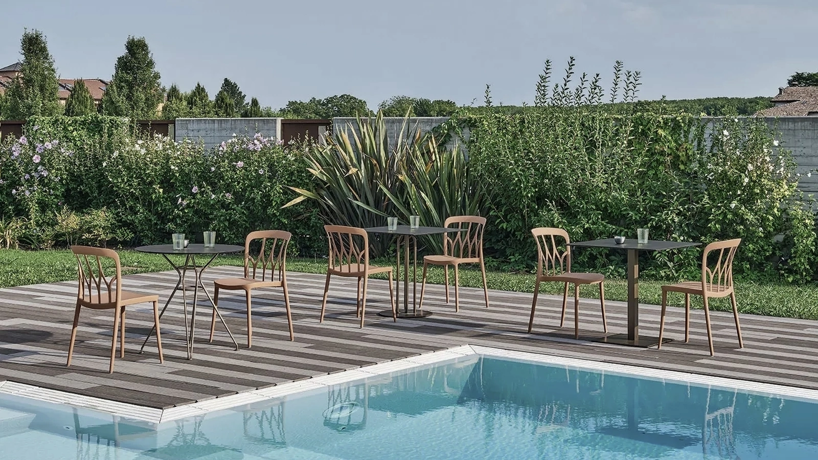 Tavolo da giardino Rail Basso Outdoor di Bontempi