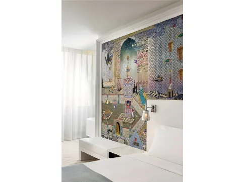 Carta da parati Mondrian Doha di London Art