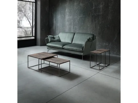 Tavolino moderno con base in metallo Hilary de La Primavera