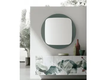 Specchio Space con cornice in vetro di Target Point