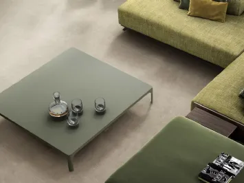 Tavolino minimal in metallo Spencer di Doimo Salotti