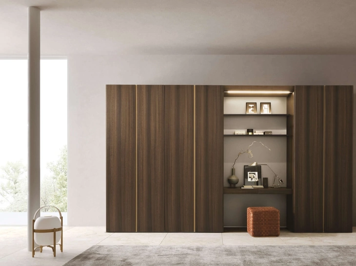 Armadio con ante battenti Sketch in Rovere di Presotto