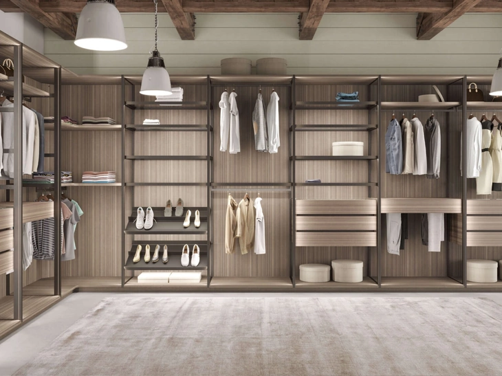 Cabina Armadio Tecnopolis Free Metal Wood di Presotto