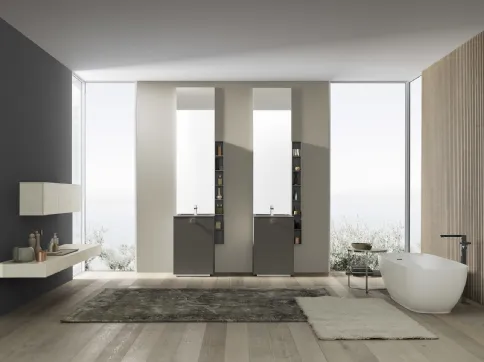 Mobile Bagno da appoggio M System C005 in ecomalta di Baxar