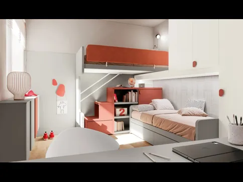 Cameretta Layout 16B di Doimo Cityline
