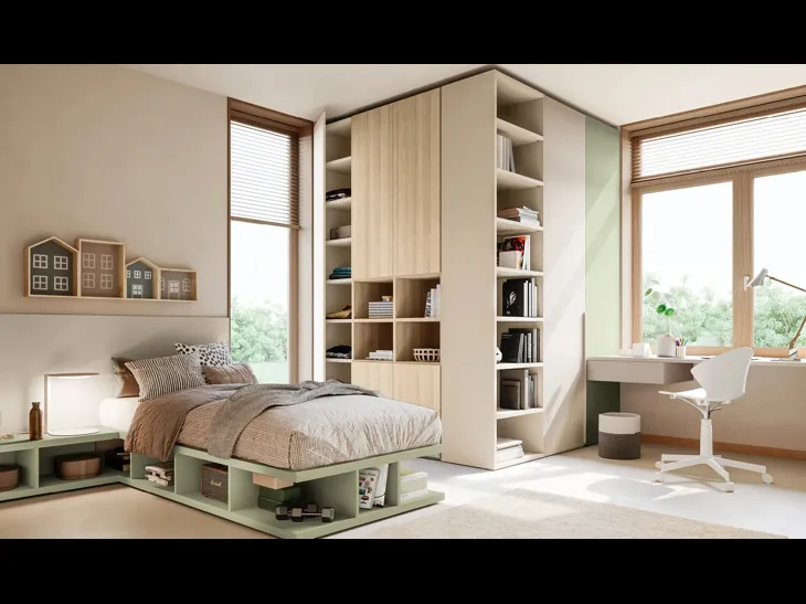 Cameretta Layout 14A di Doimo Cityline