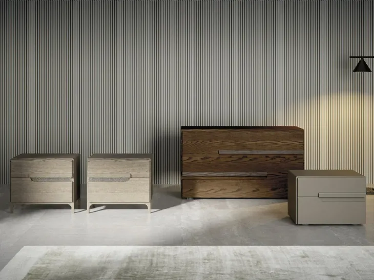 Gruppo Notte in legno Ariel Plus di Mobilgam