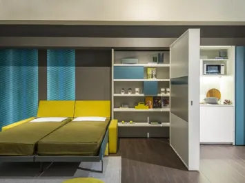 Letto a scomparsa aperto Living 21 Ella e Louise Clei