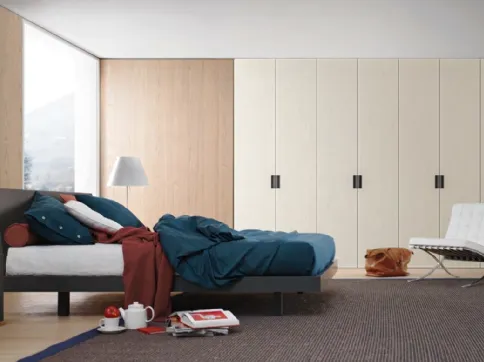 Letto in legno con testiera Brio di Sangiacomo