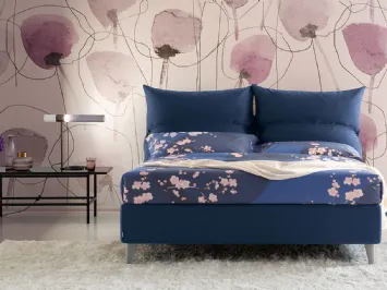 Letto in tessuto imbottito Posh di Oggioni