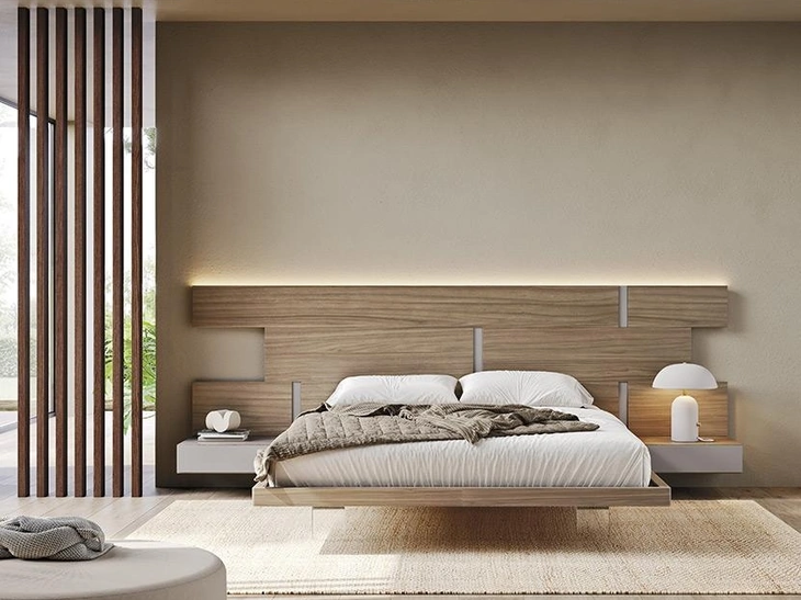 Letto in legno con testiera Regolo di Mobilgam