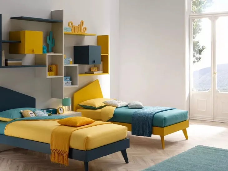 Letto per bambini singolo SC101 di Moretti Compact
