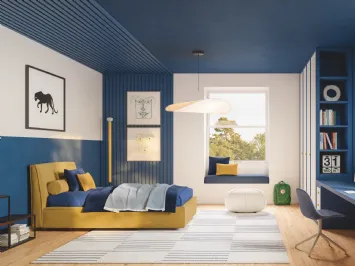 Letto singolo con box contenitore Ada di Twils