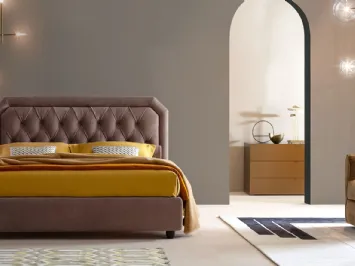 Letto Camille Alto Capitonnè di Twils