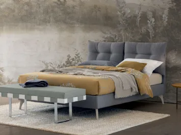 Letto Guess in tessuto con testiera di Oggioni