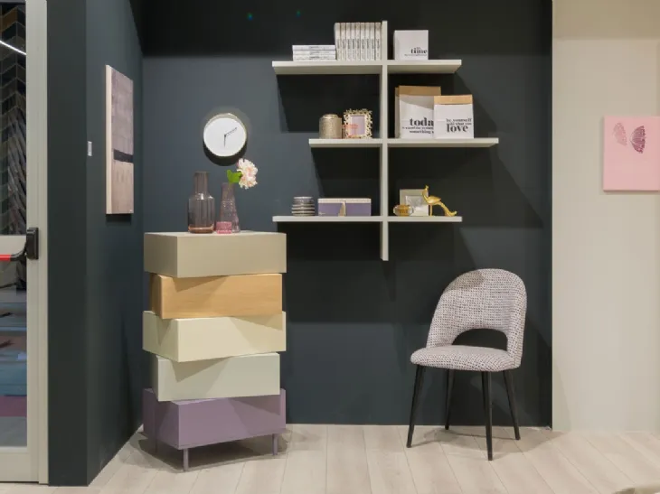 Libreria in laccato Flexa MC037 Moretti Compact