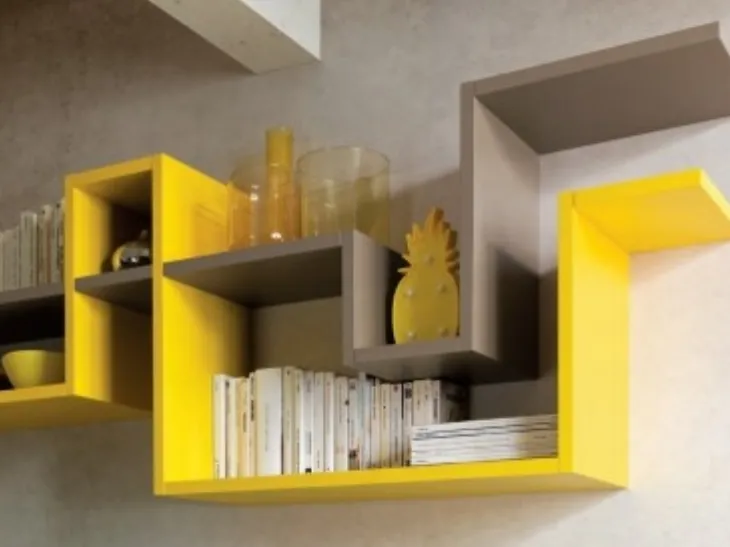 Parete attrezzata di design LV113 di Moretti Compact