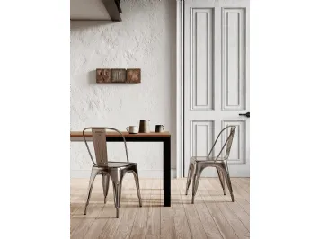 Sedia Seven in metallo verniciato di Arredo3
