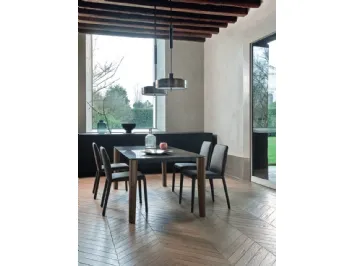 Tavolo Desco in Ceramica Nero Greco di Sangiacomo