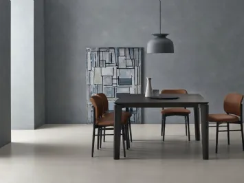 Tavolo Desco in Rovere Carbone di Sangiacomo