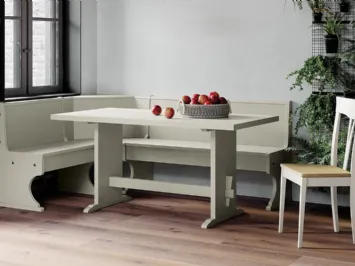 Tavolo Fratino in legno impiallacciato di Arredo3