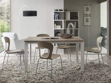Tavolo allungabile con piano in laminato Mario di La Primavera